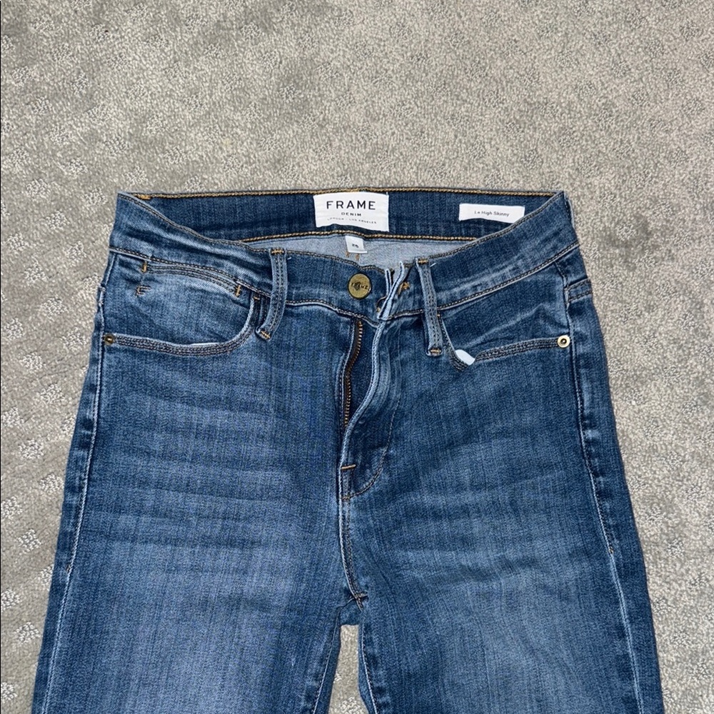Frame Denim Women's Dark Blue Skinny Jeans